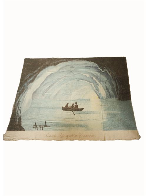 Blue Grotto Cashmere and Wool Throw  Laboratorio Capri Exclusive (200x150 cm) Laboratorio Capri | PLAIDGROTTAAZZURRA